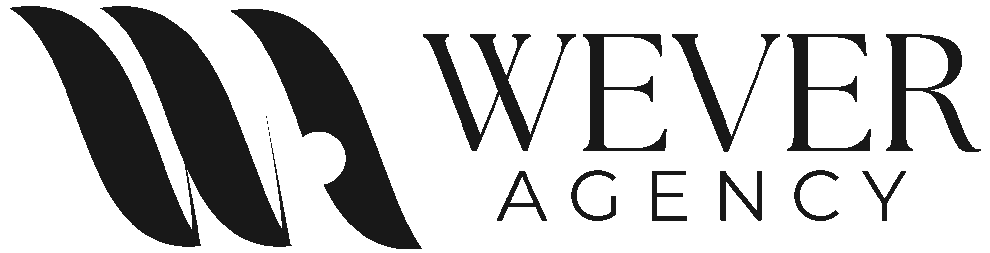 Wever Agency Logo - Black
